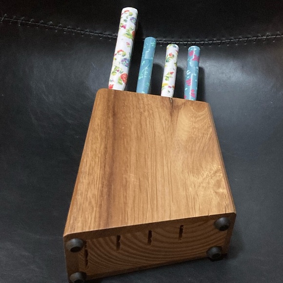 🔪Pioneer Woman Cutlery Set with Wooden Block 🔪 - Picture 9 of 11